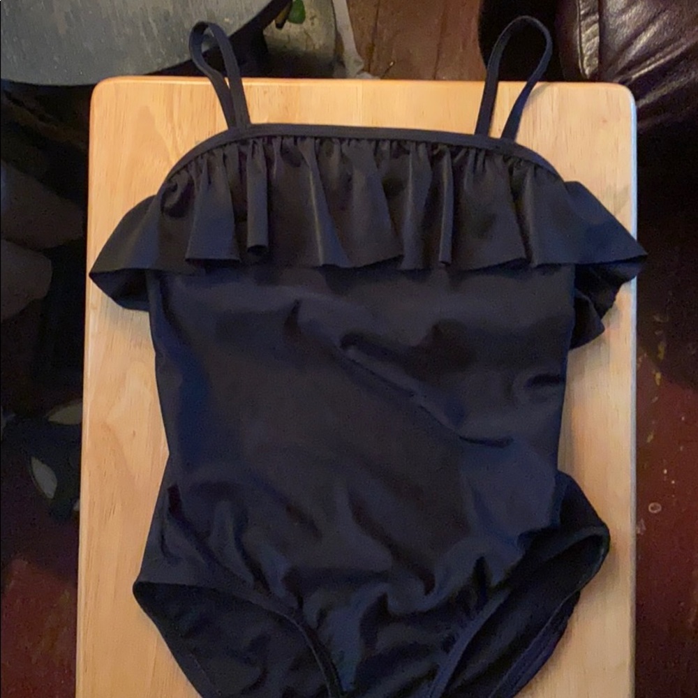 Old navy-Black one piece girls bathing suit